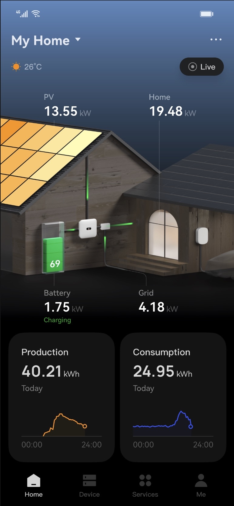 Vista previa de la app Energy Orb 3
